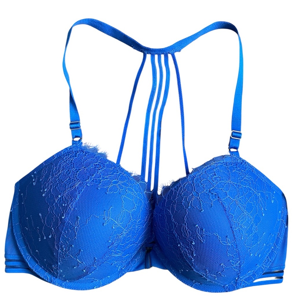 Victoria’s Secret Very Sexy Push-Up Bra – 36D Electric Blue Lace Bra